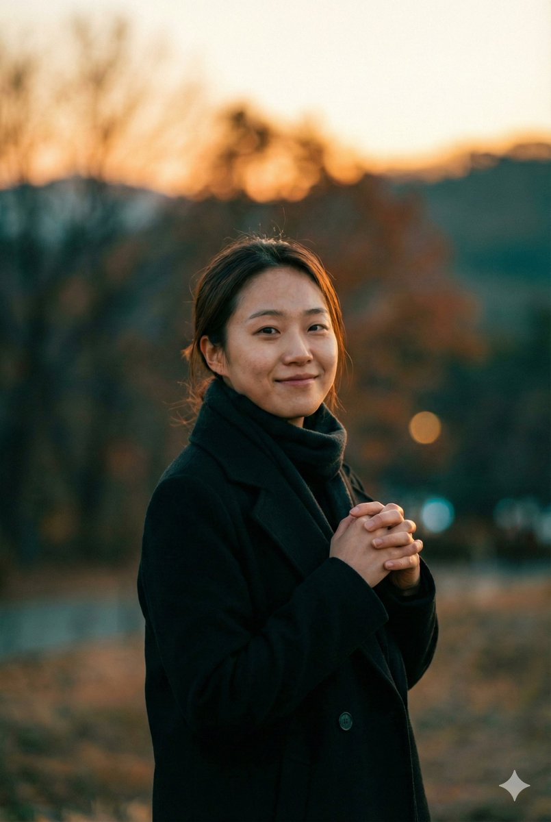 Cinematic Sunset Portrait Prompt 3