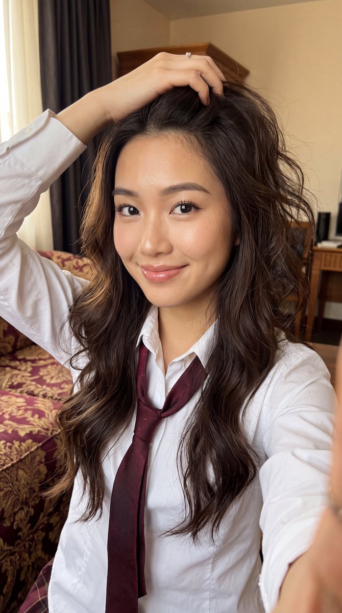 East Asian Woman Selfie Portrait 2