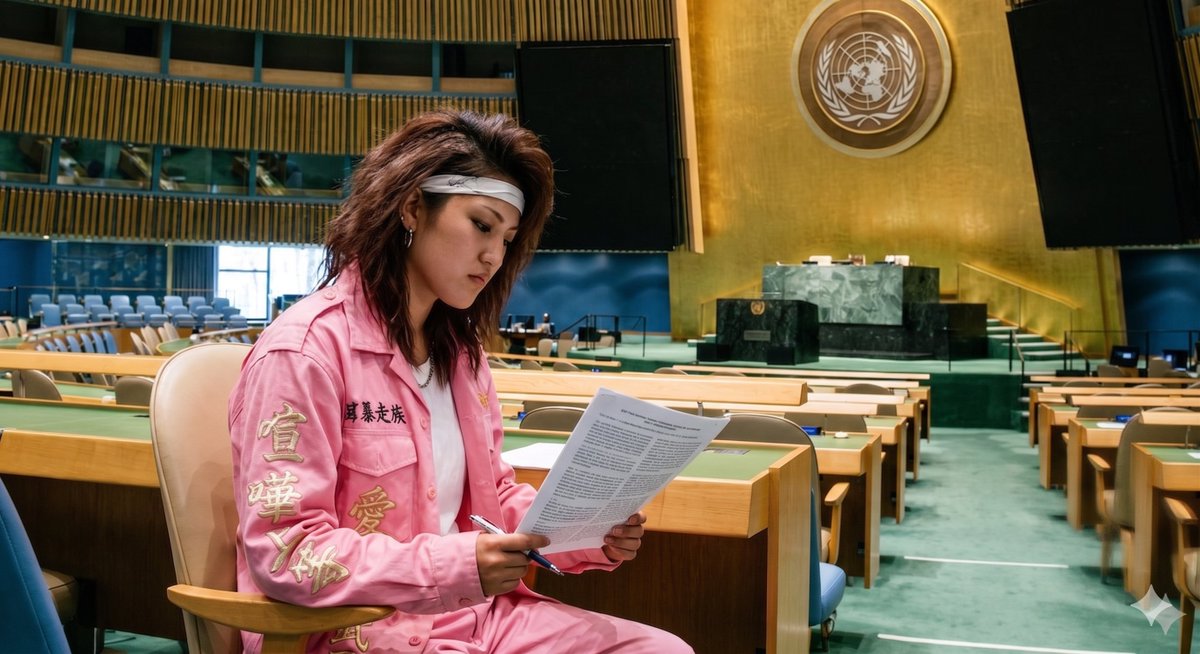Female Bosozoku vs United Nations 1