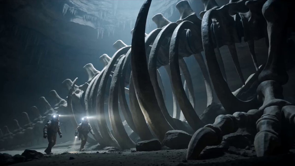 Underground Dragon Skeleton Awakening