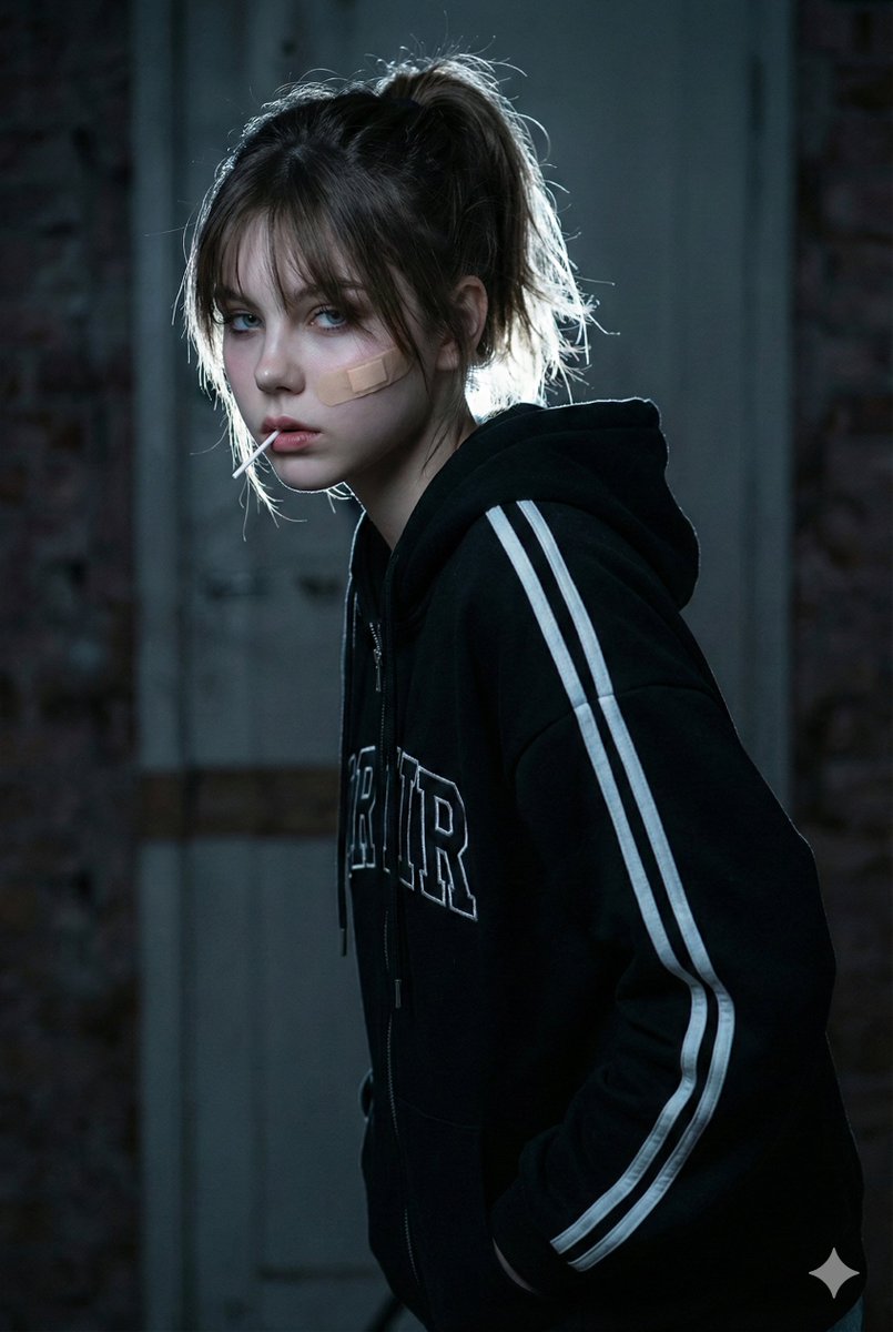 Cinematic Melancholic Portrait with Face Lock Prompt 2