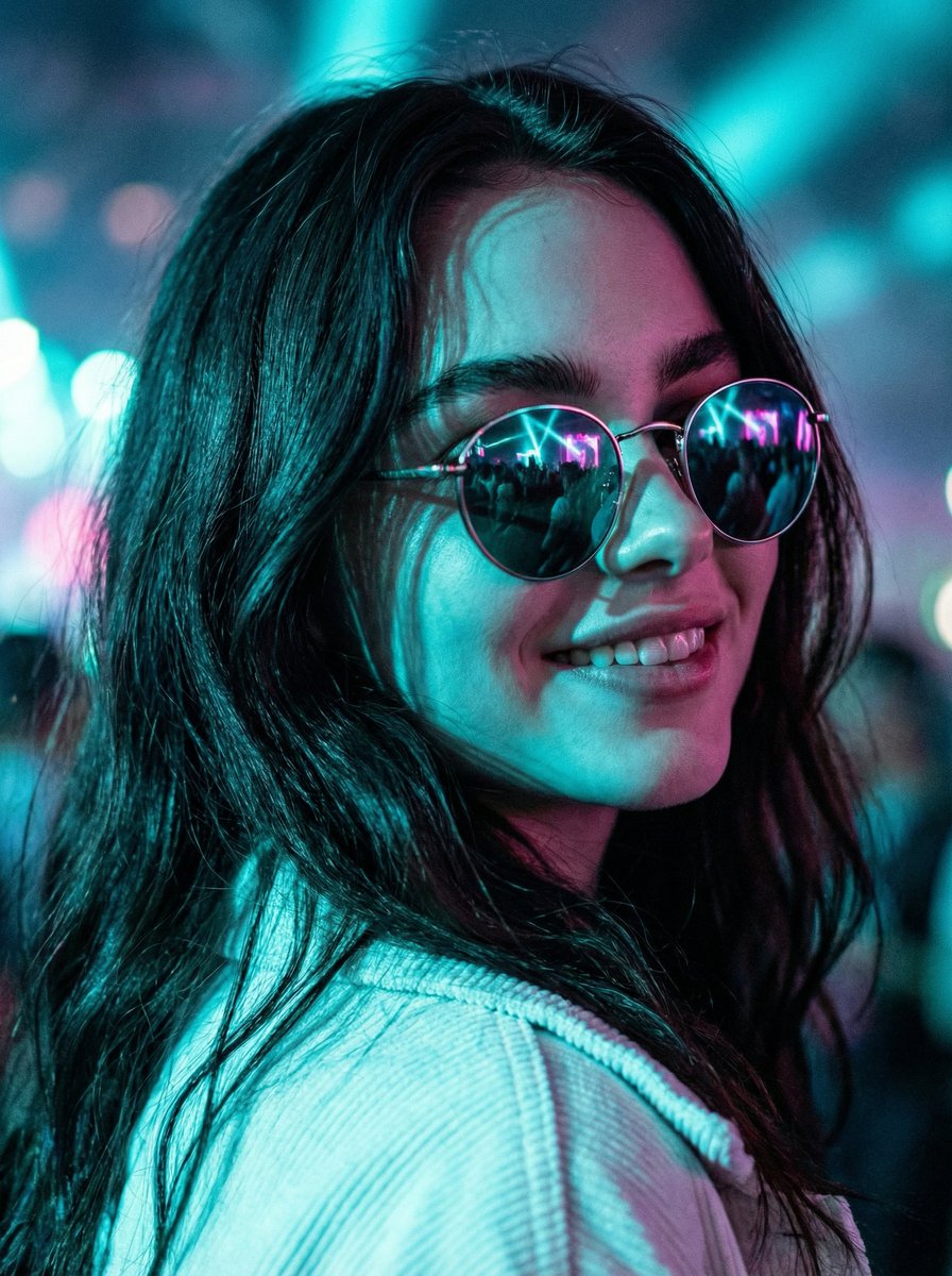 Cinematic Close-Up at an Electronic Music Festival 1