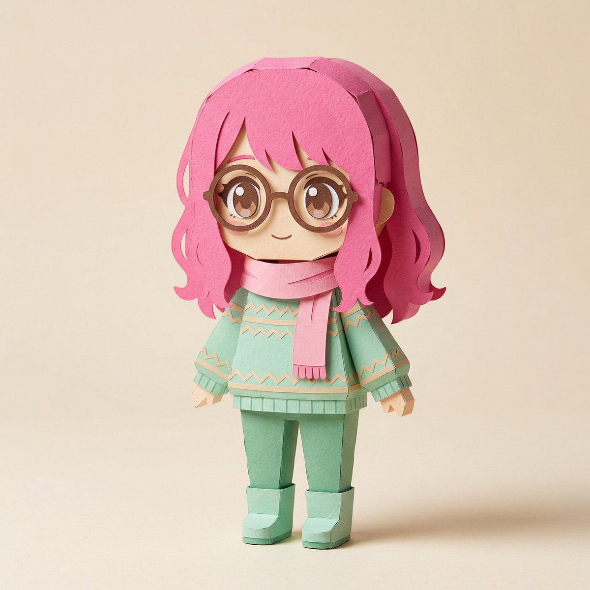 Image-to-SD Papercraft Conversion Prompt 1