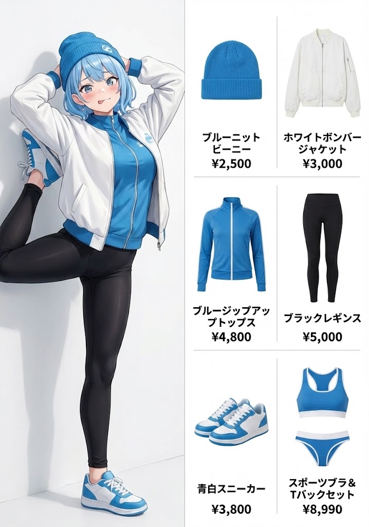 OOTD (Outfit of the Day) Fashion Diagram Prompt 1