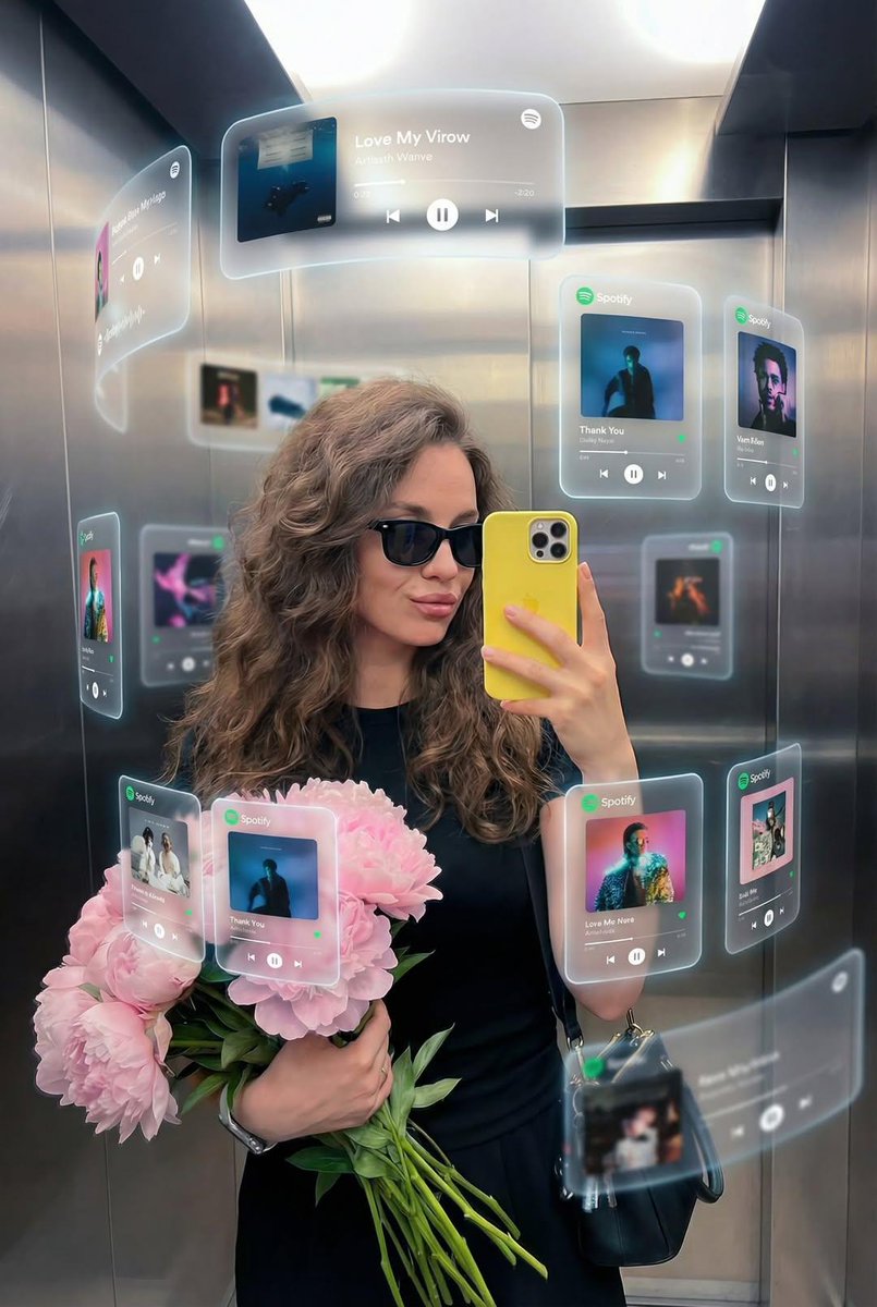 Augmented Reality Spotify Player Visual Prompt 1