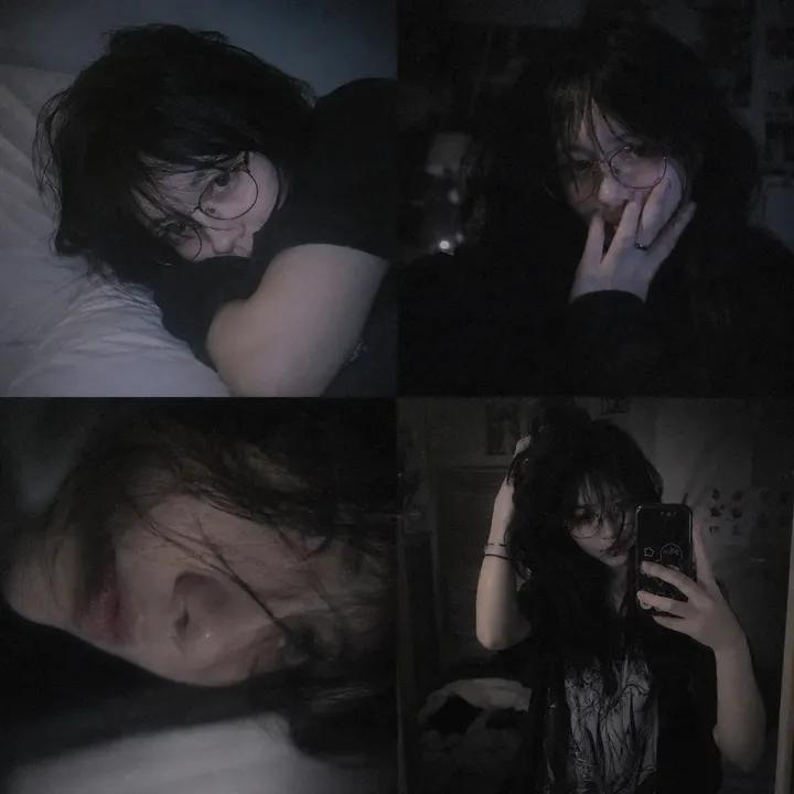 Dark Grunge Emo Girl Collage 2