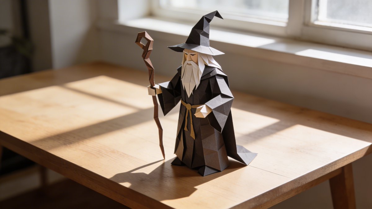 Hyper-realistic Origami Sculpture 3