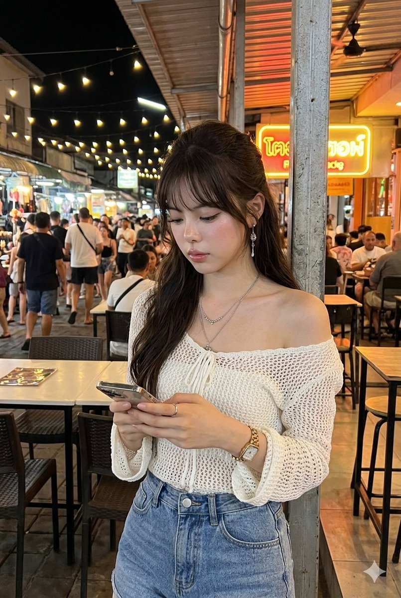 Tropical Night Market Portrait 1
