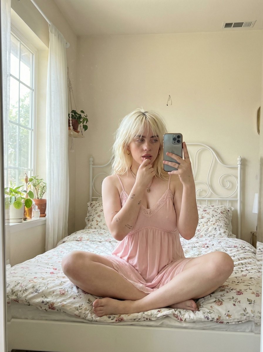Intimate Bedroom Mirror Selfie 2