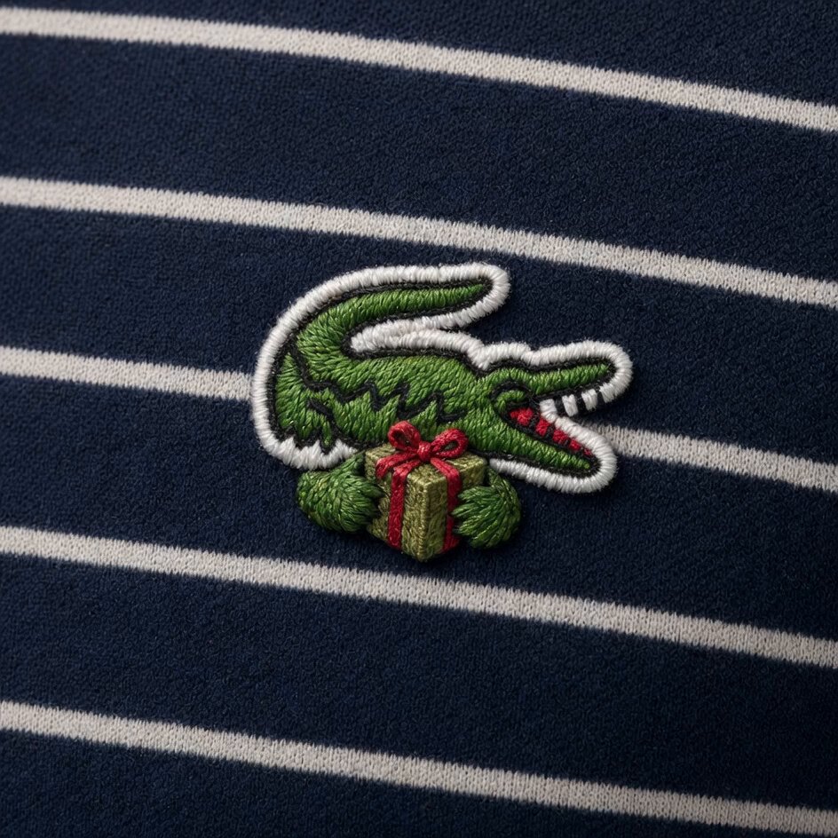 Lacoste Crocodile Embroidery Video 1