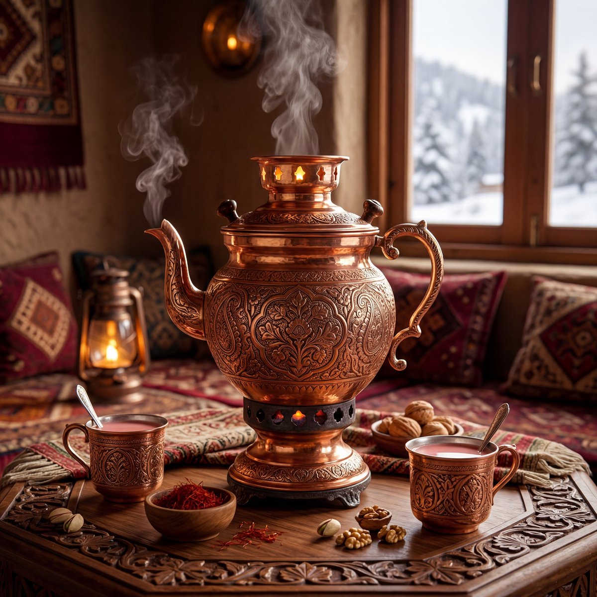 Kashmiri Samawar Luxury Photography 2
