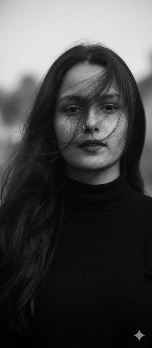 Ultra-Realistic Black and White Cinematic Portrait 2