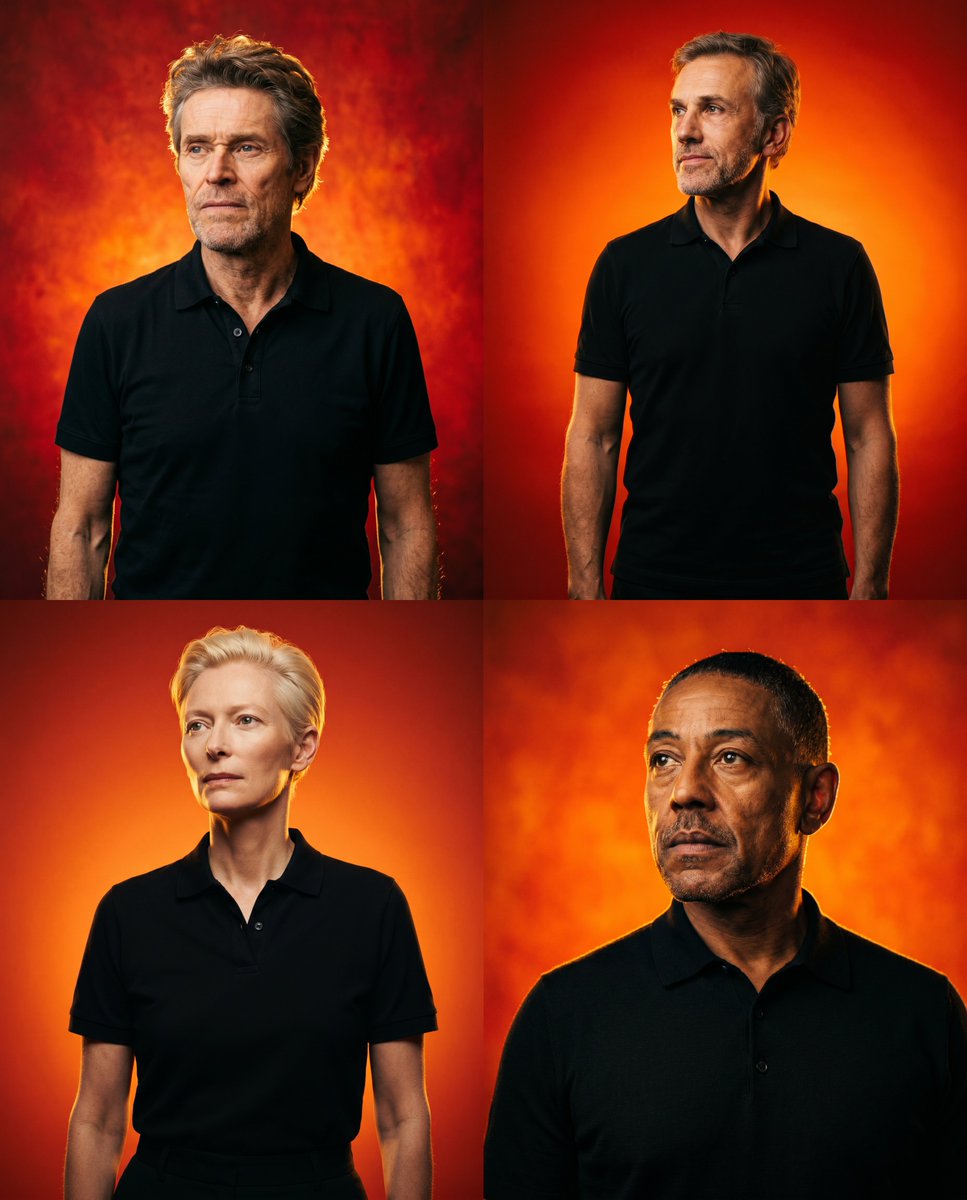 Vibrant Celebrity Studio Portrait 3