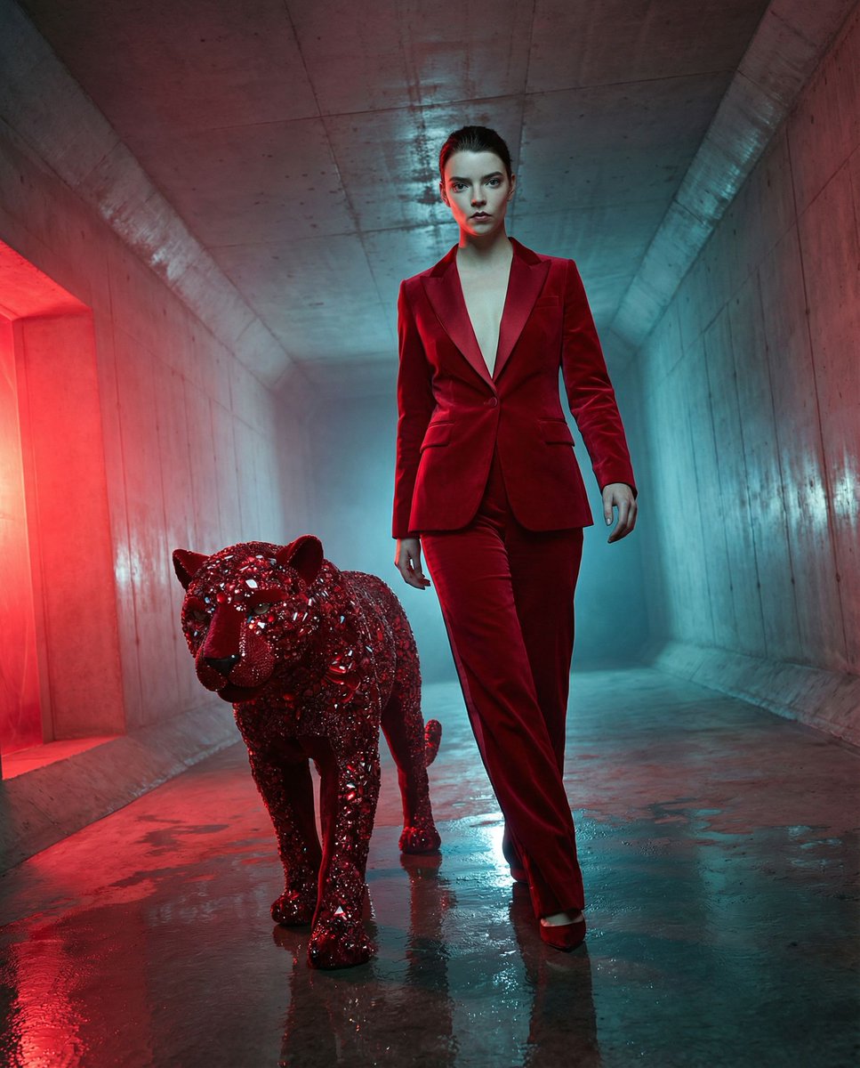 Anya Taylor Joy Avant-Garde Fashion Prompt for Nano Banana Pro 4