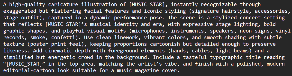 Music Star Poster Generation Template (Duplicate) 1