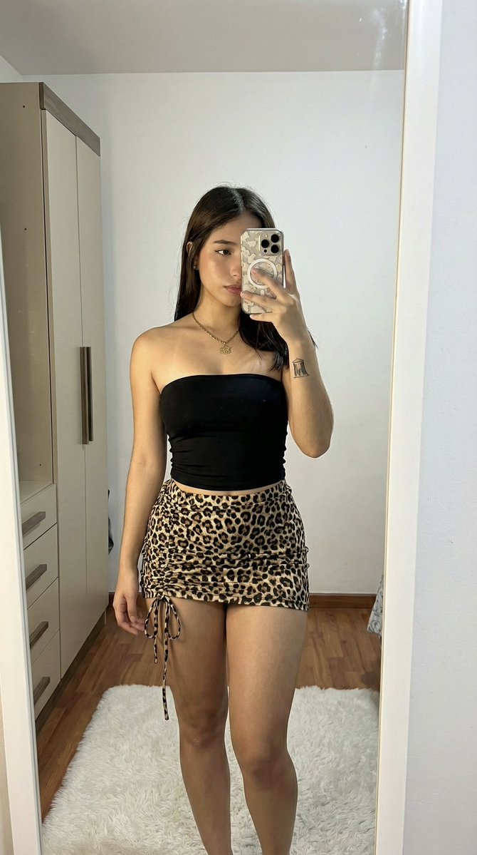 Raw High-Contrast Mirror Selfie (iPhone Ultra-Wide) 1