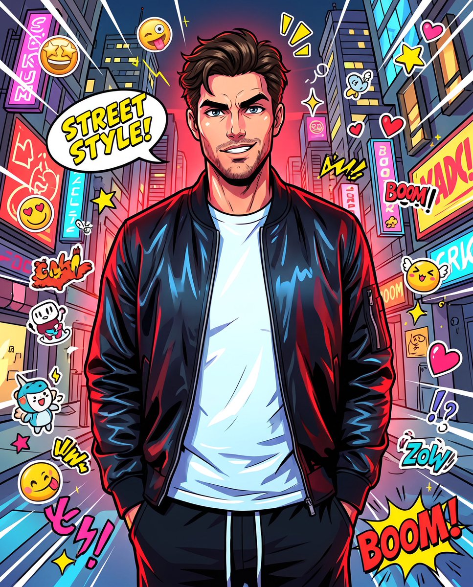 Anime Street Illustration Transformation 1