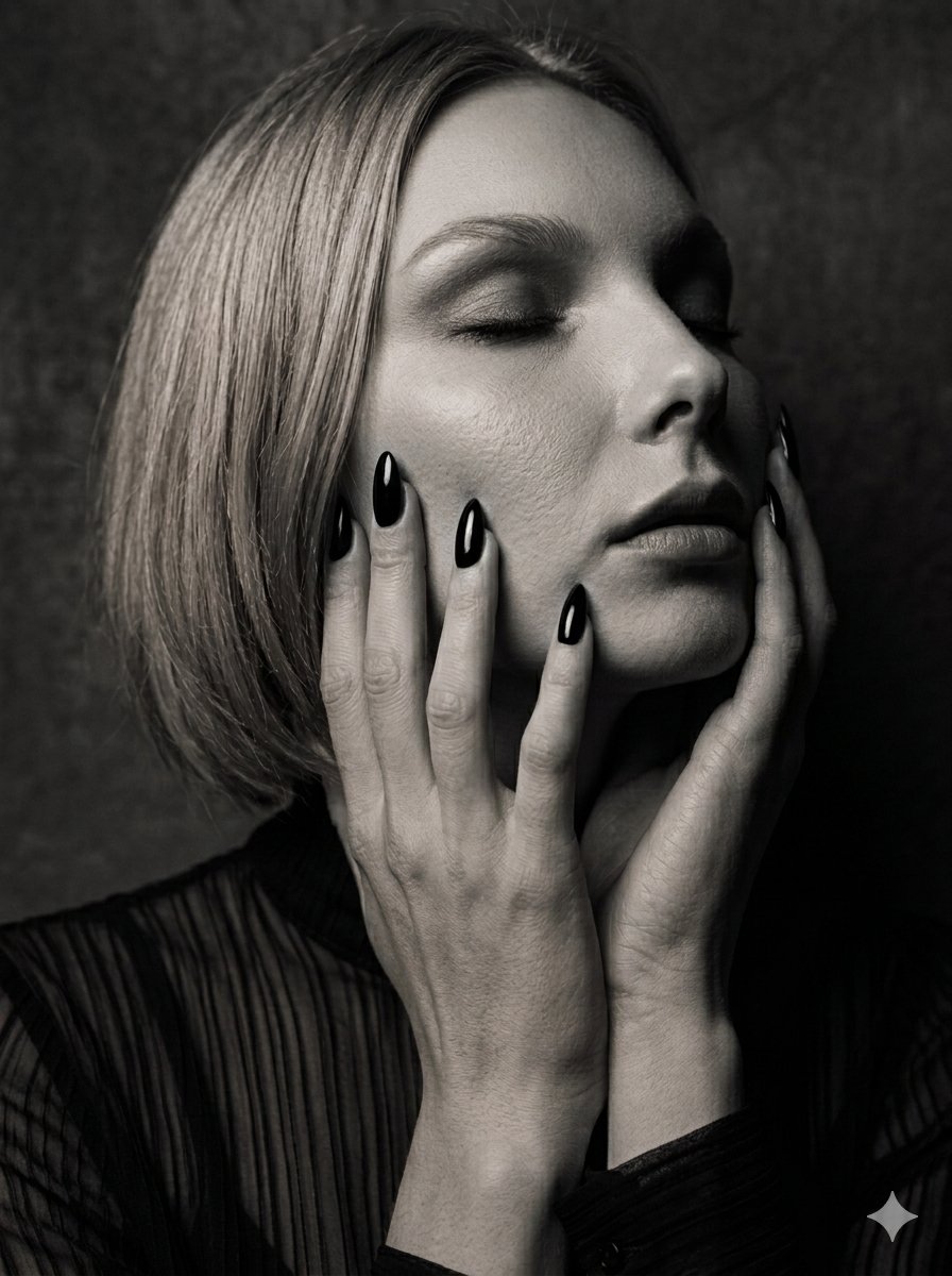 Moody Sepia Hand Study Portrait 3