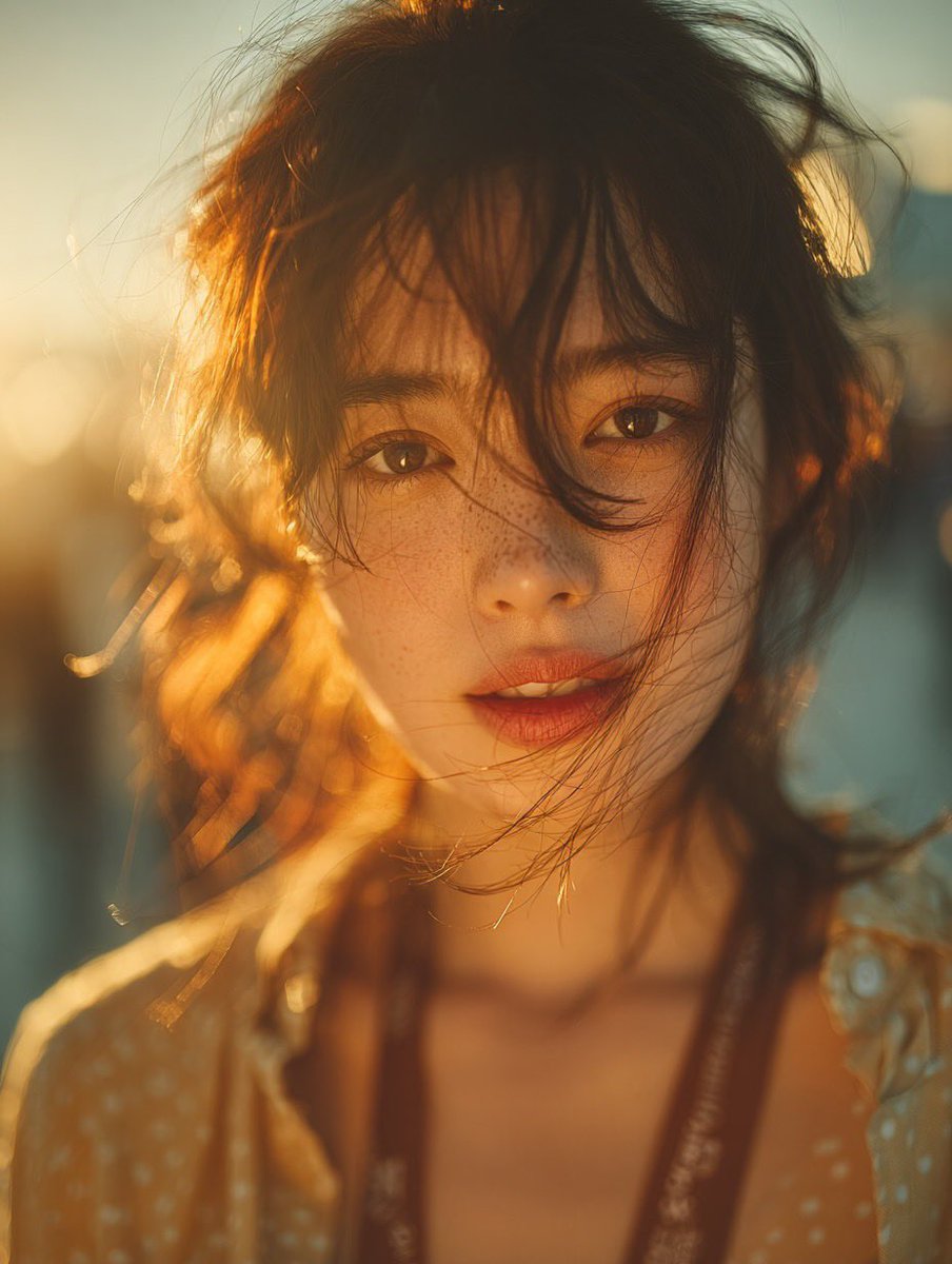 Golden Hour Rooftop Portrait 2
