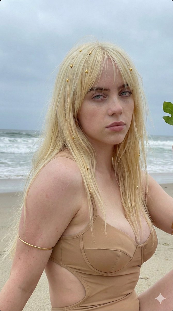 Ana de Armas Somber Beach Editorial Prompt 2