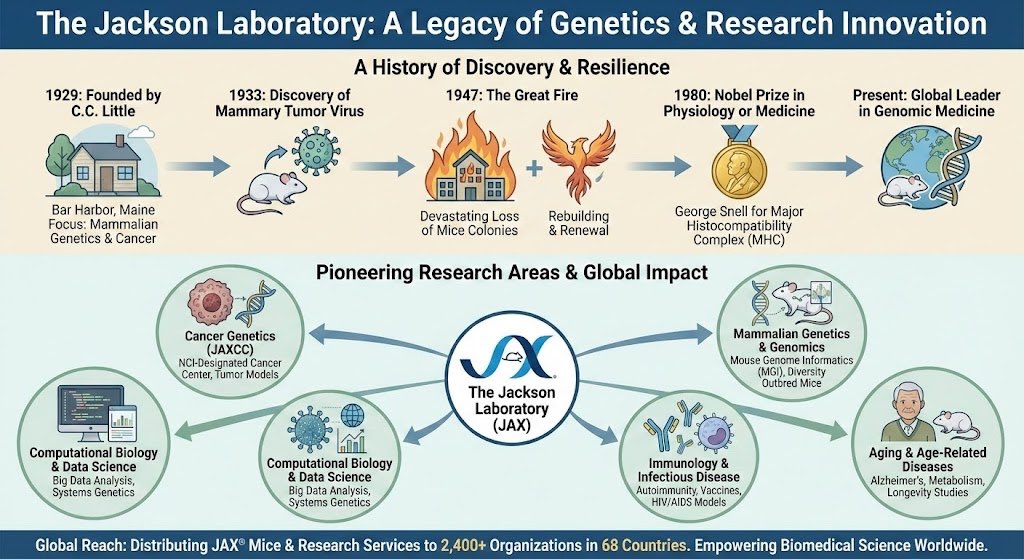 Infographic about the Jackson Laboratory 1