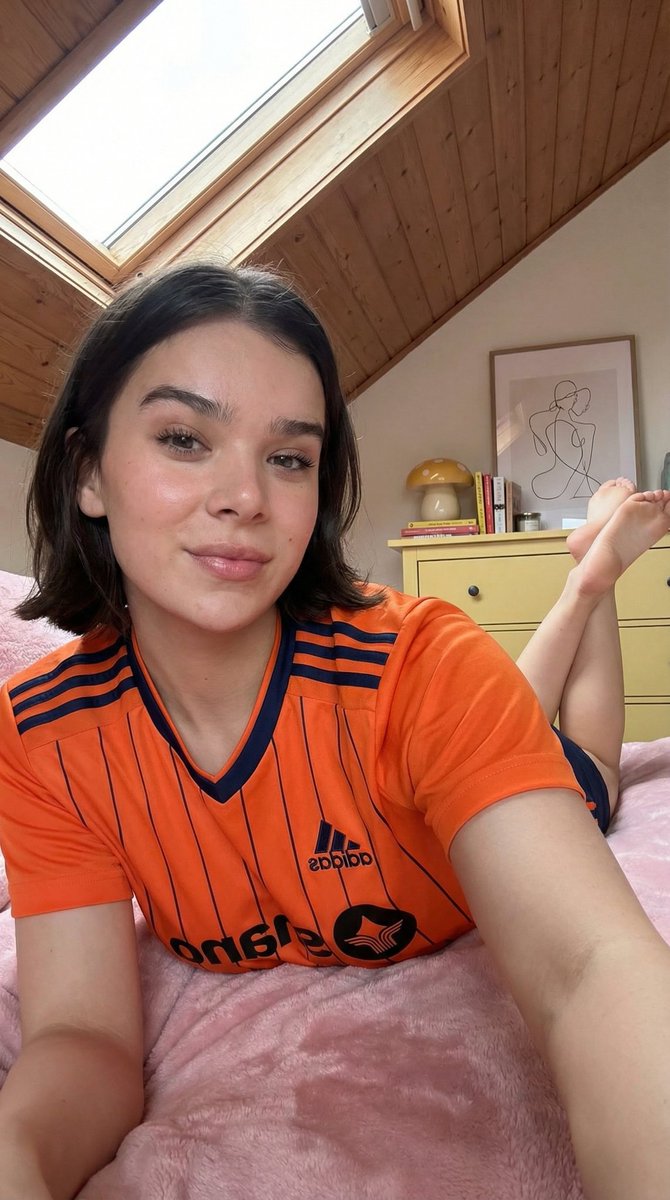 Photorealistic Candid Selfie in Attic Bedroom 2