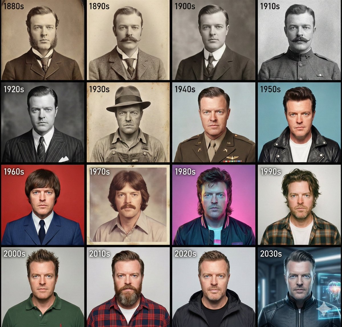 4x4 Time Travel Photo Album 1