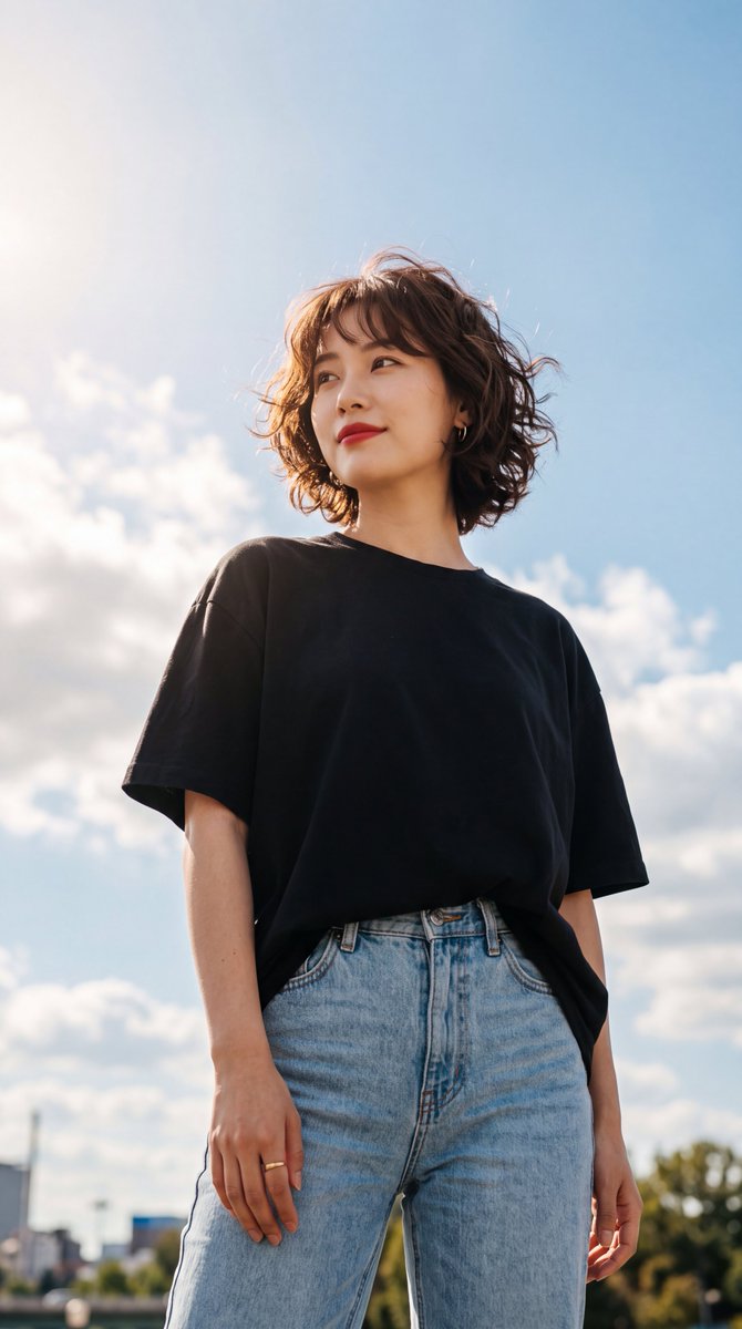 Low Angle Fashion Portrait 2