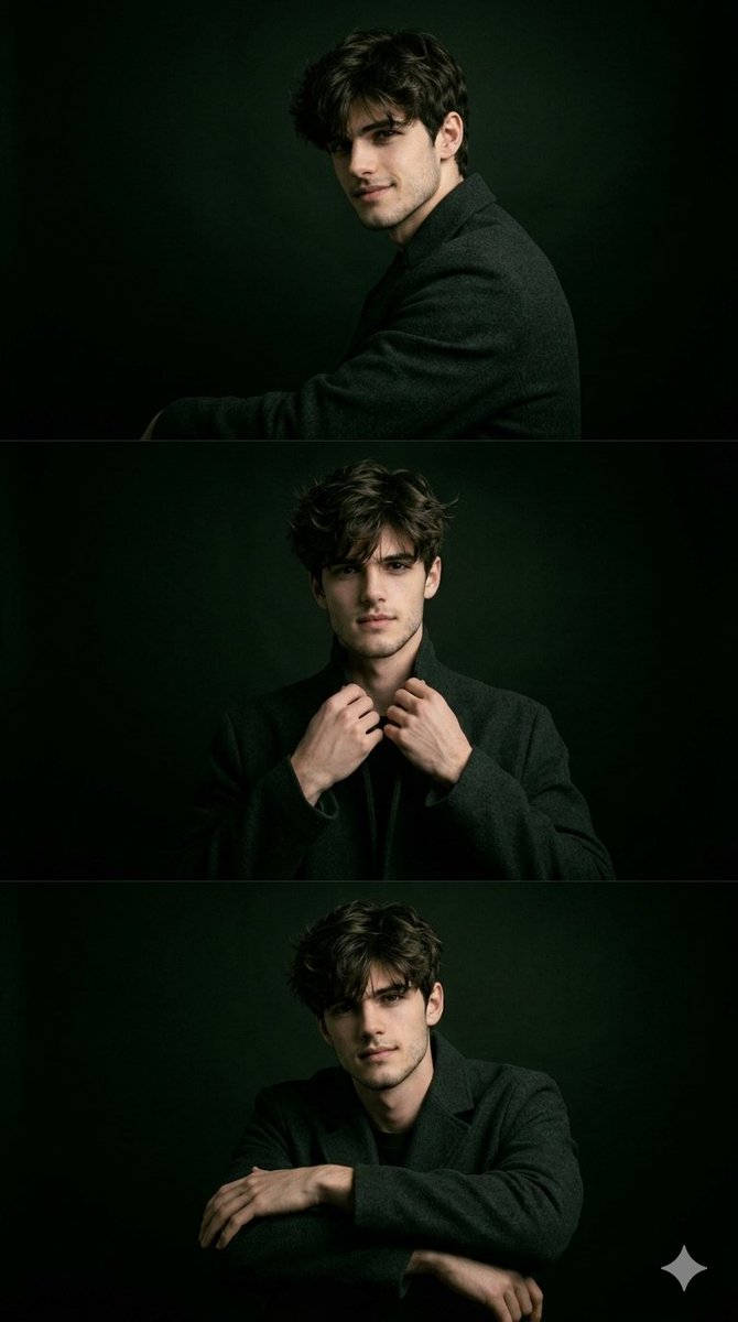 Moody Low-Key Male Portrait 2