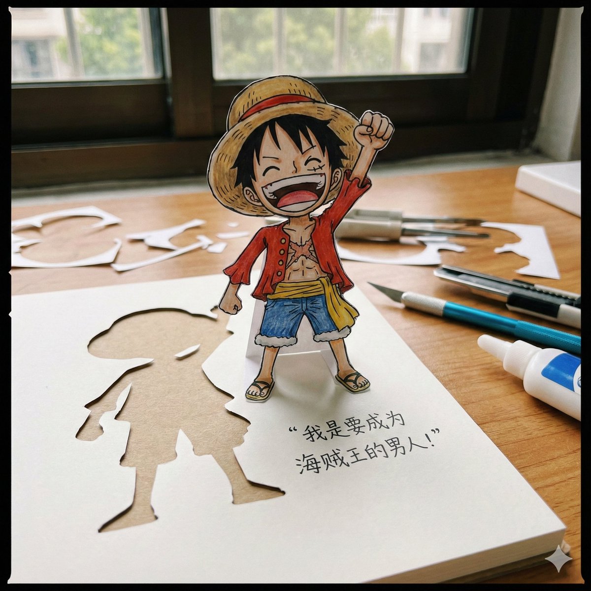 Paper Art Cutout Effect Prompt 4
