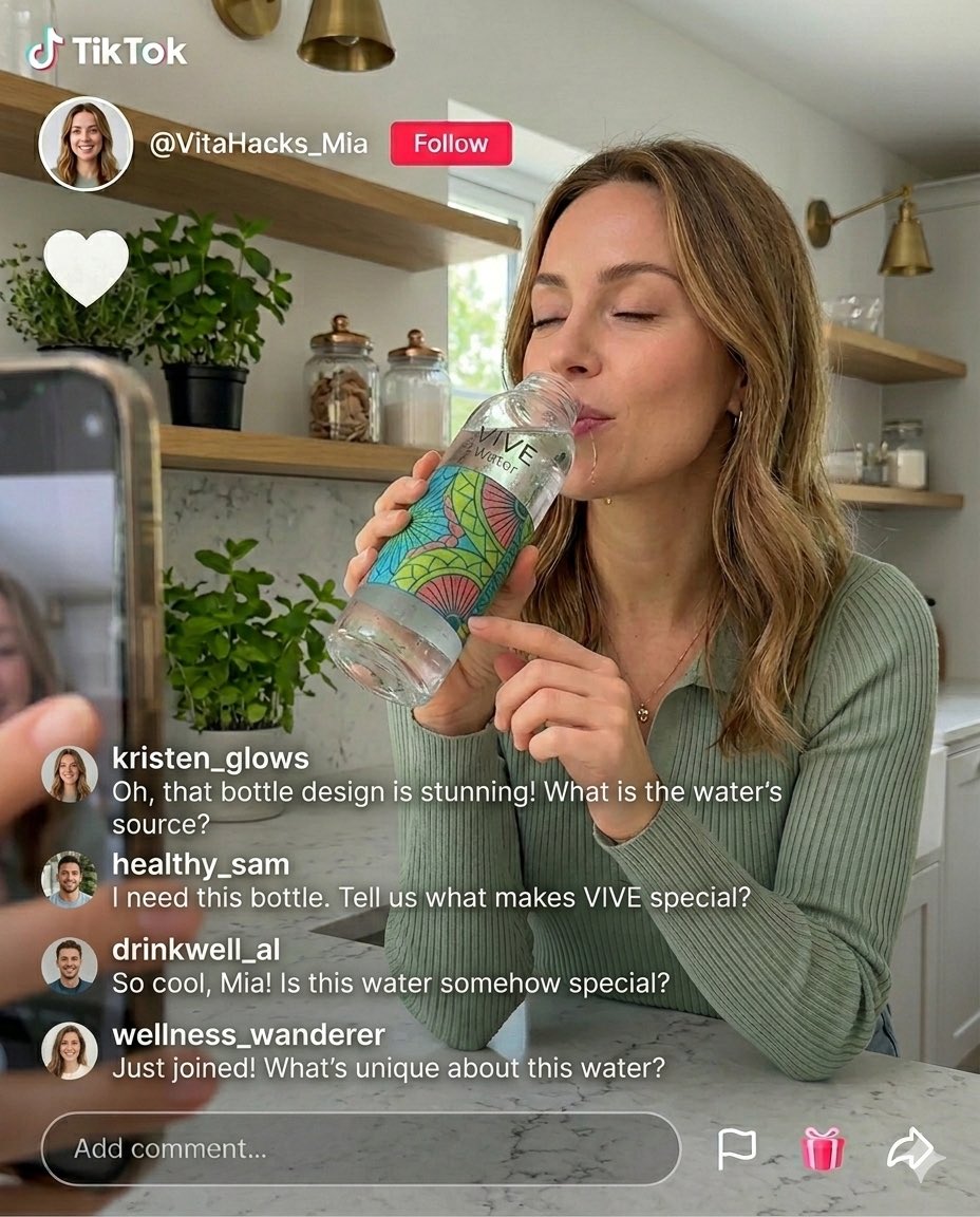 TikTok Creator Holding Product Screengrab 4