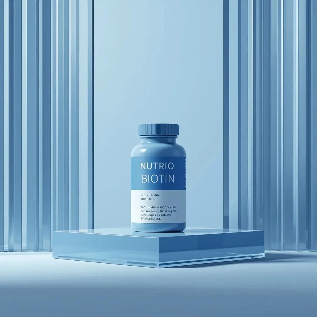 Minimalist Product Photography for Supplement Container 1
