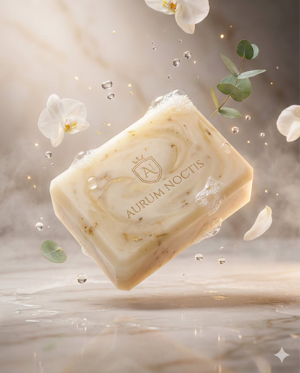 Ultra-Cinematic Luxury Artisan Soap Product Photography 1