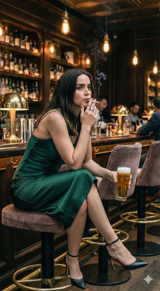 Contrastive Scene Generation: Ana de Armas in Glamour vs. Domestic Realism 1