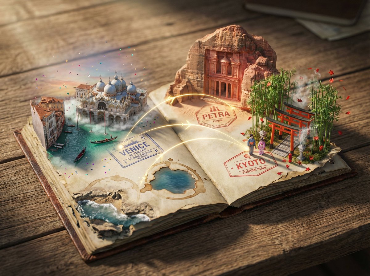 Epic 3D Passport Odyssey Scene 3