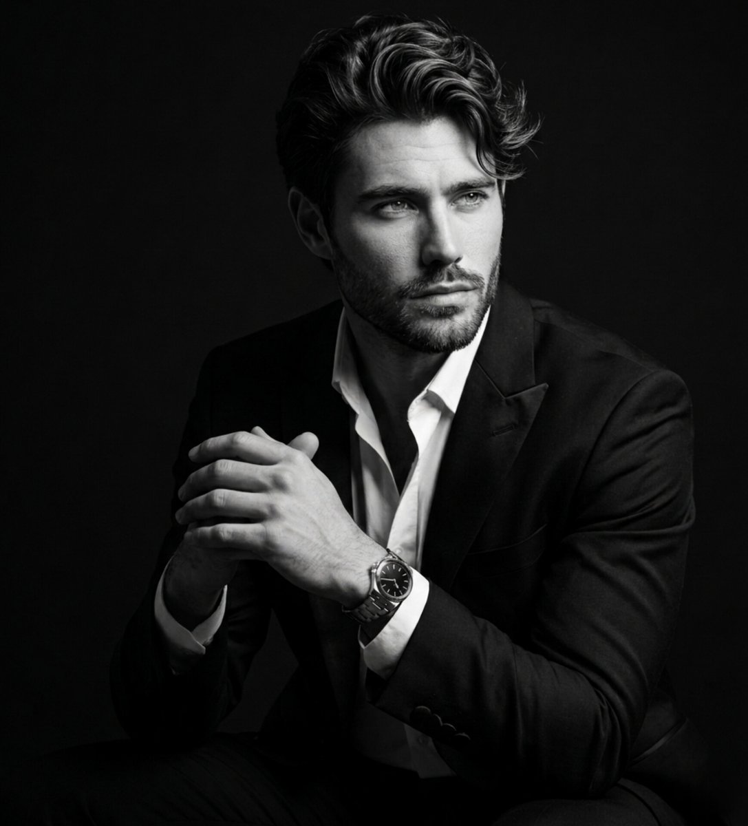 Fine Art Black and White Portrait 1