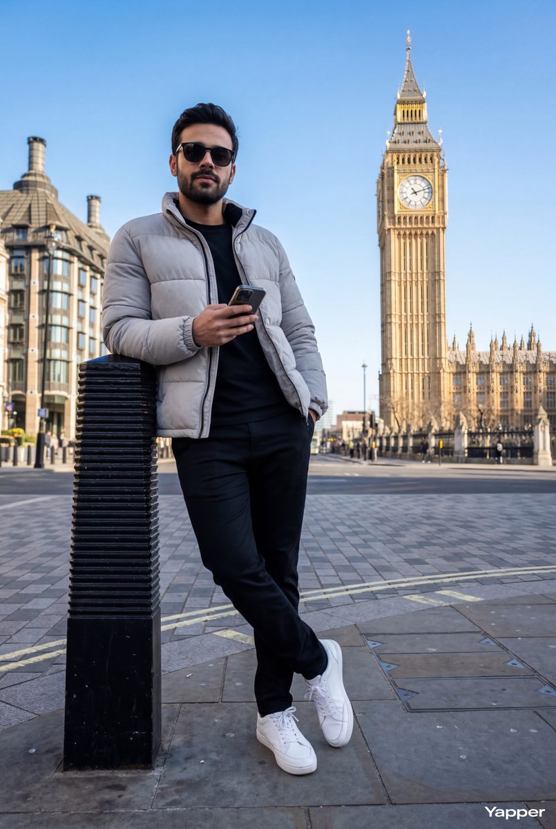 Hyper-Realistic Street Shot with Big Ben 1