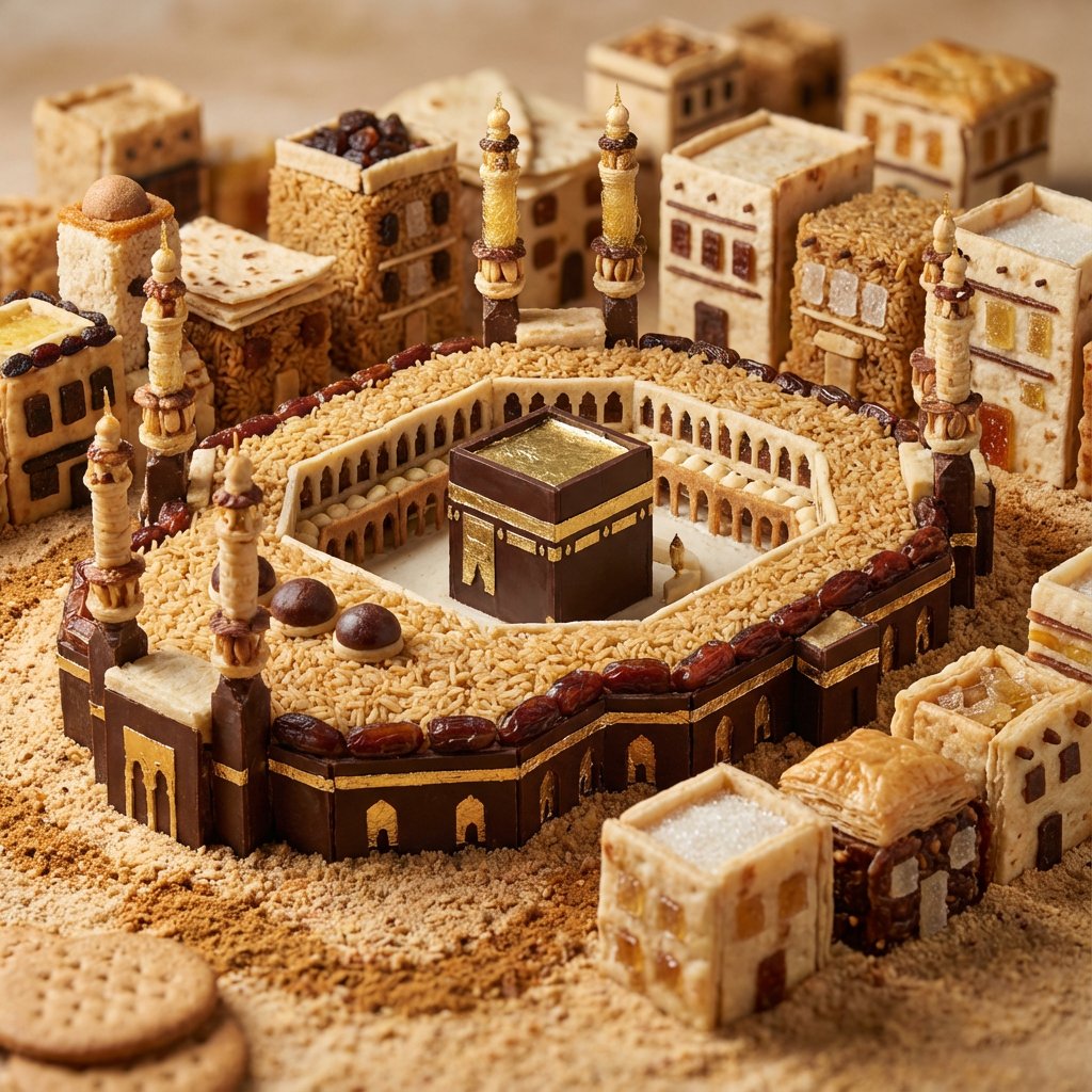 Edible Cityscape Diorama (Double Inference) 2