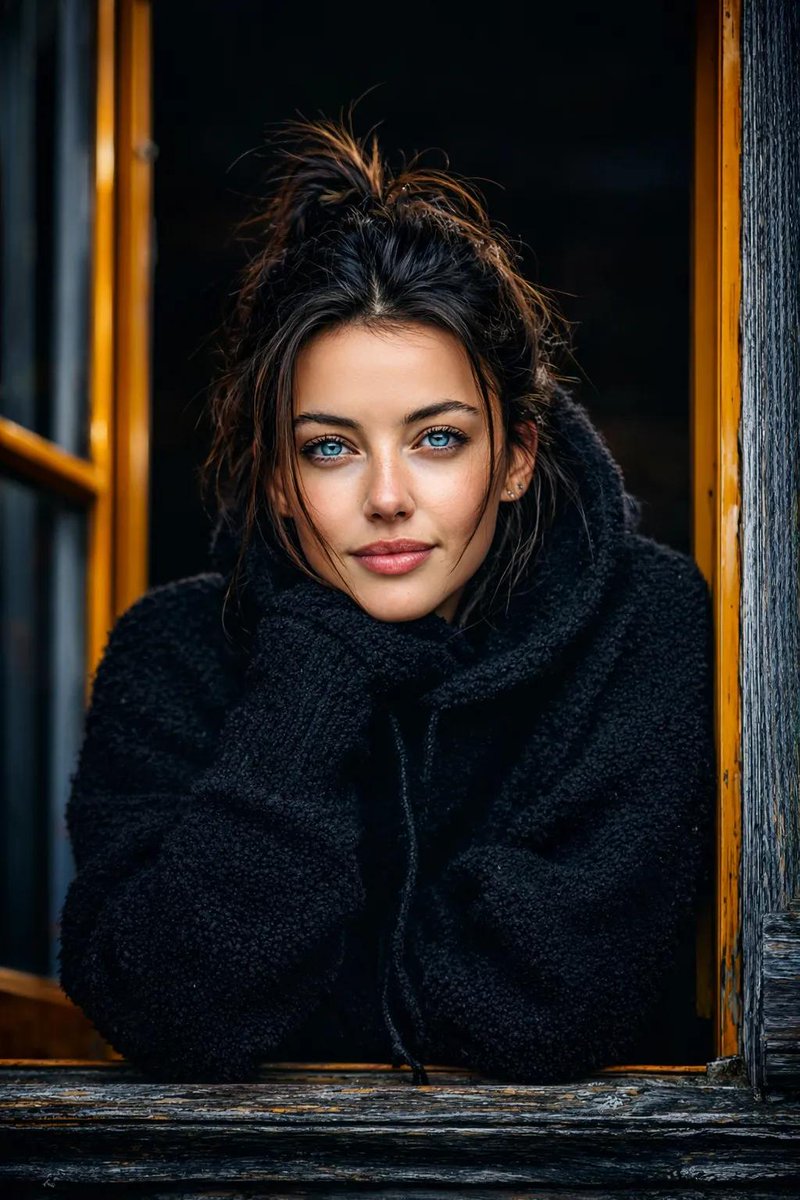 Ultra-realistic cinematic portrait of a young woman 1