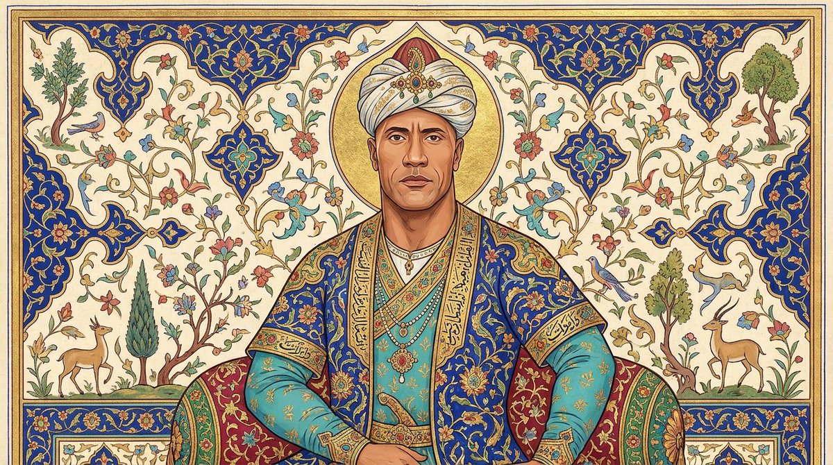 Safavid-Era Persian Miniature Portrait 2
