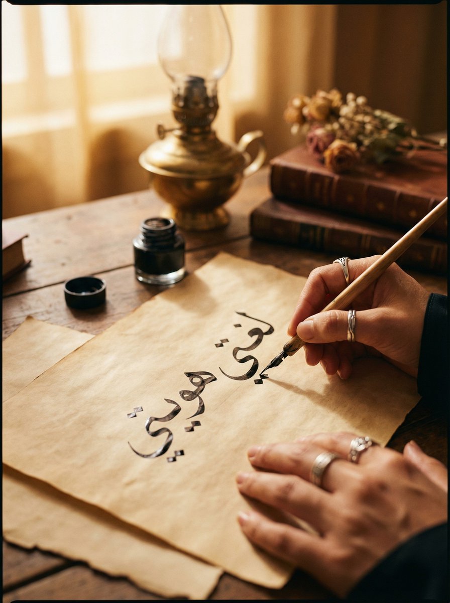 Cinematic Arabic Calligraphy Image Generation Prompt 2