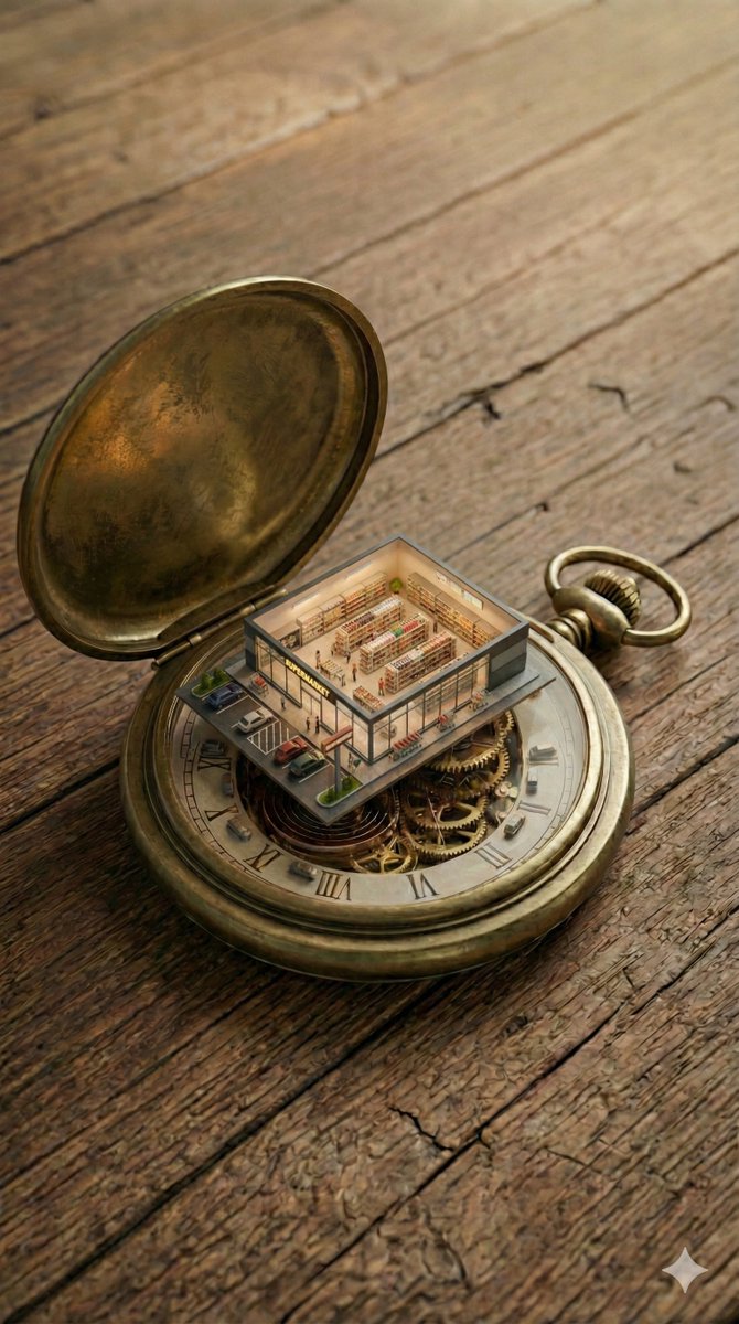 Miniature Metropolis Inside a Vintage Pocket Watch 2