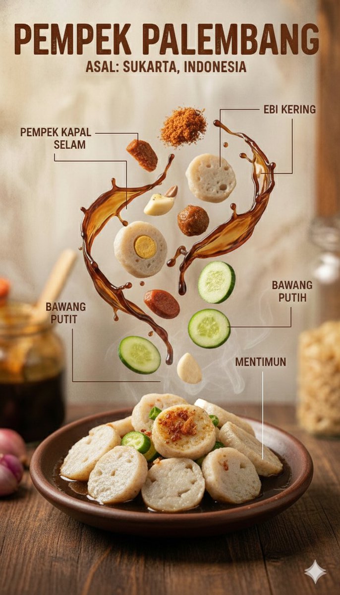 Ultra-Realistic Indonesian Culinary Infographic 3