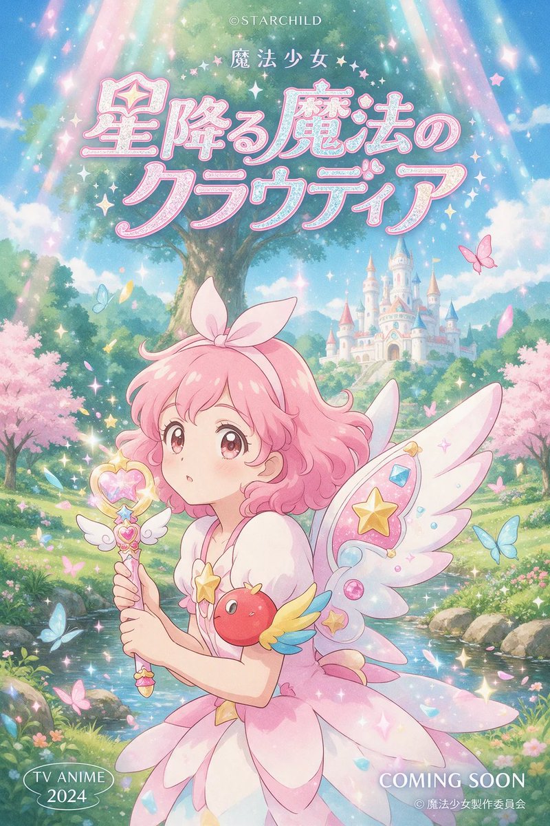 Comic / Storyboard - Magic Girl Anime Key Visual Prompt for Nano Banana Pro 4