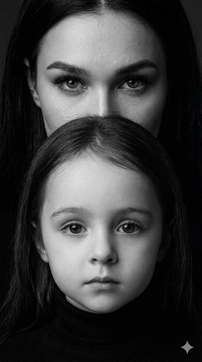 Dramatic Black and White Family Portrait Prompts 2