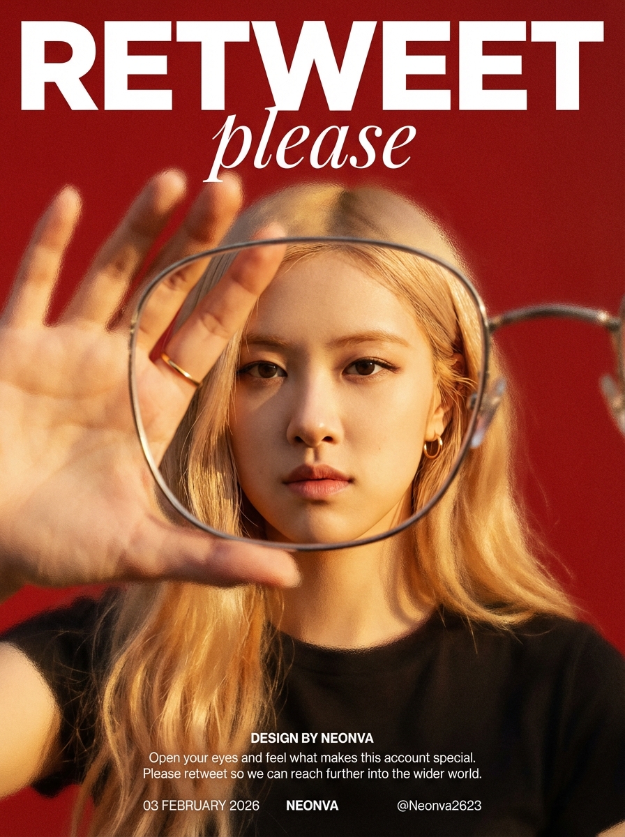 Rosé (BLACKPINK) Frosted Glass Poster Prompt 1