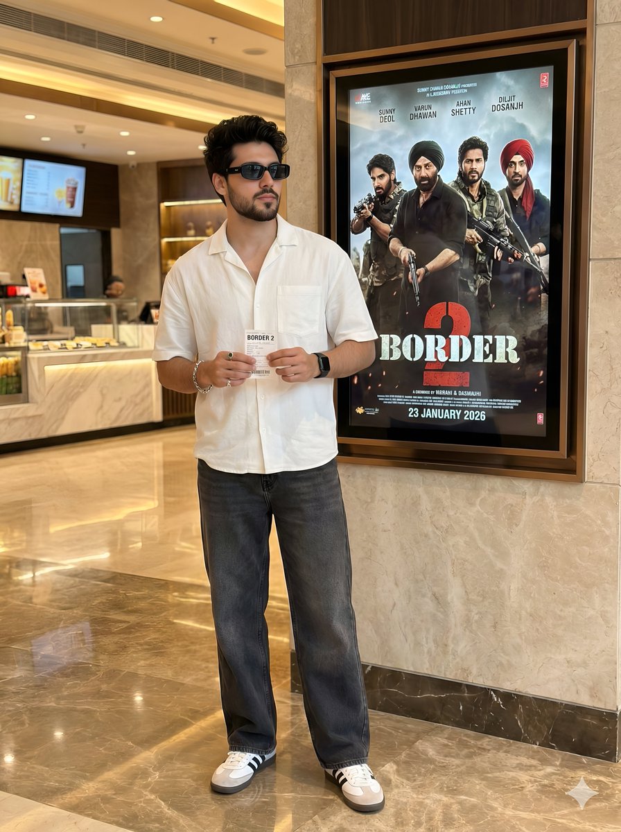 Cinematic Portrait in a Luxury Cinema Lobby 2
