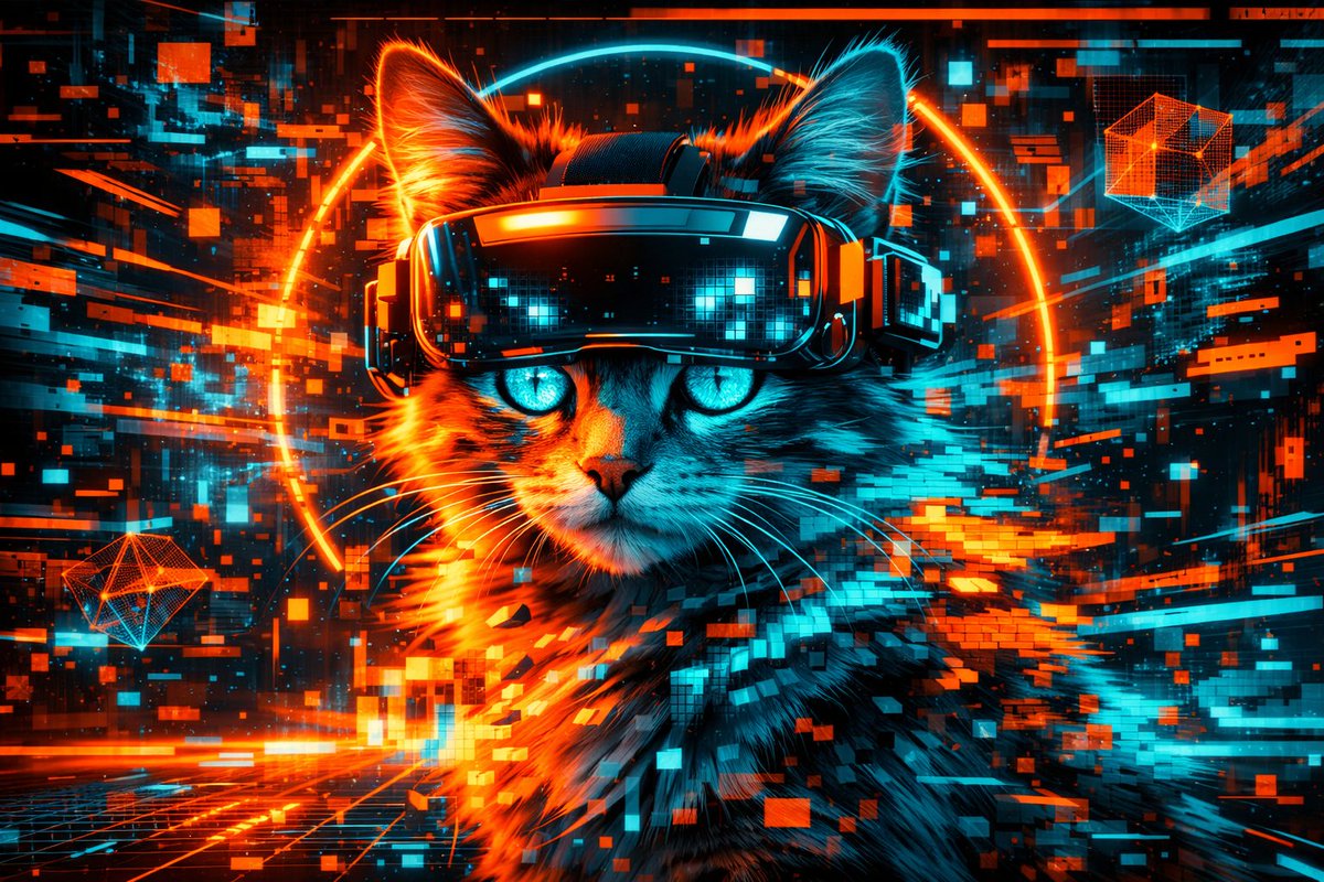 Cyber Cat Prompt Comparison 1