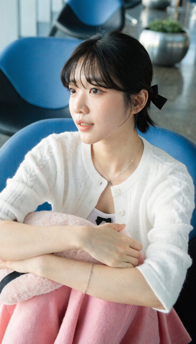 Candid Airport Lounge Portrait 2