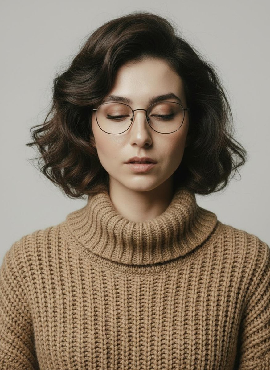 Scandinavian Minimalist Fashion Studio Portrait Series 3